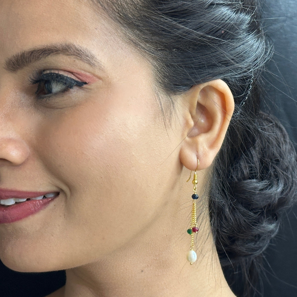 J Pearls Whril Pearl Earrings - Distacart