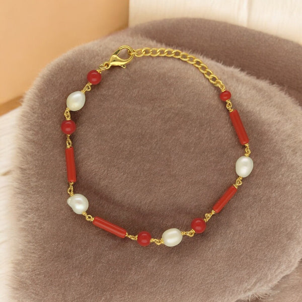 J Pearls The Eldric Charm Pearl Bracelet - Distacart