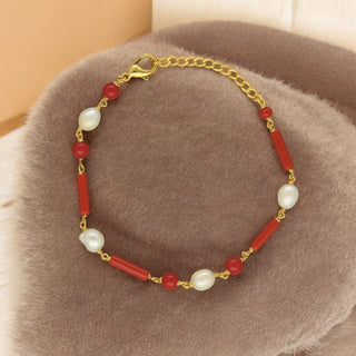 J Pearls The Eldric Charm Pearl Bracelet - Distacart