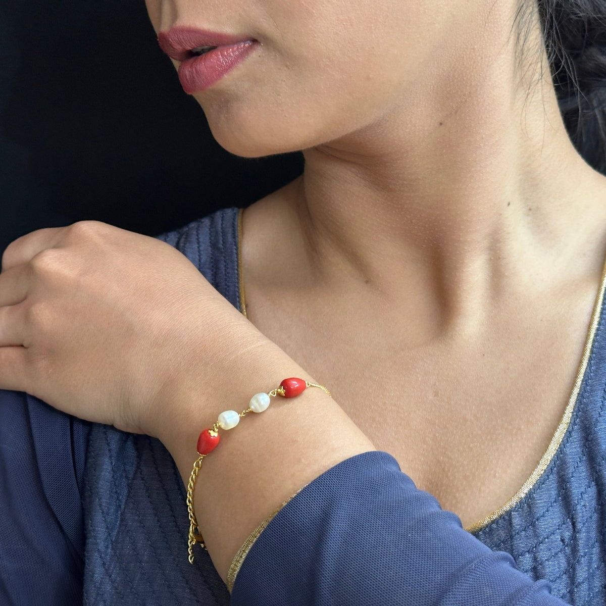 J Pearls The Reila Pearl Bracelet - Distacart