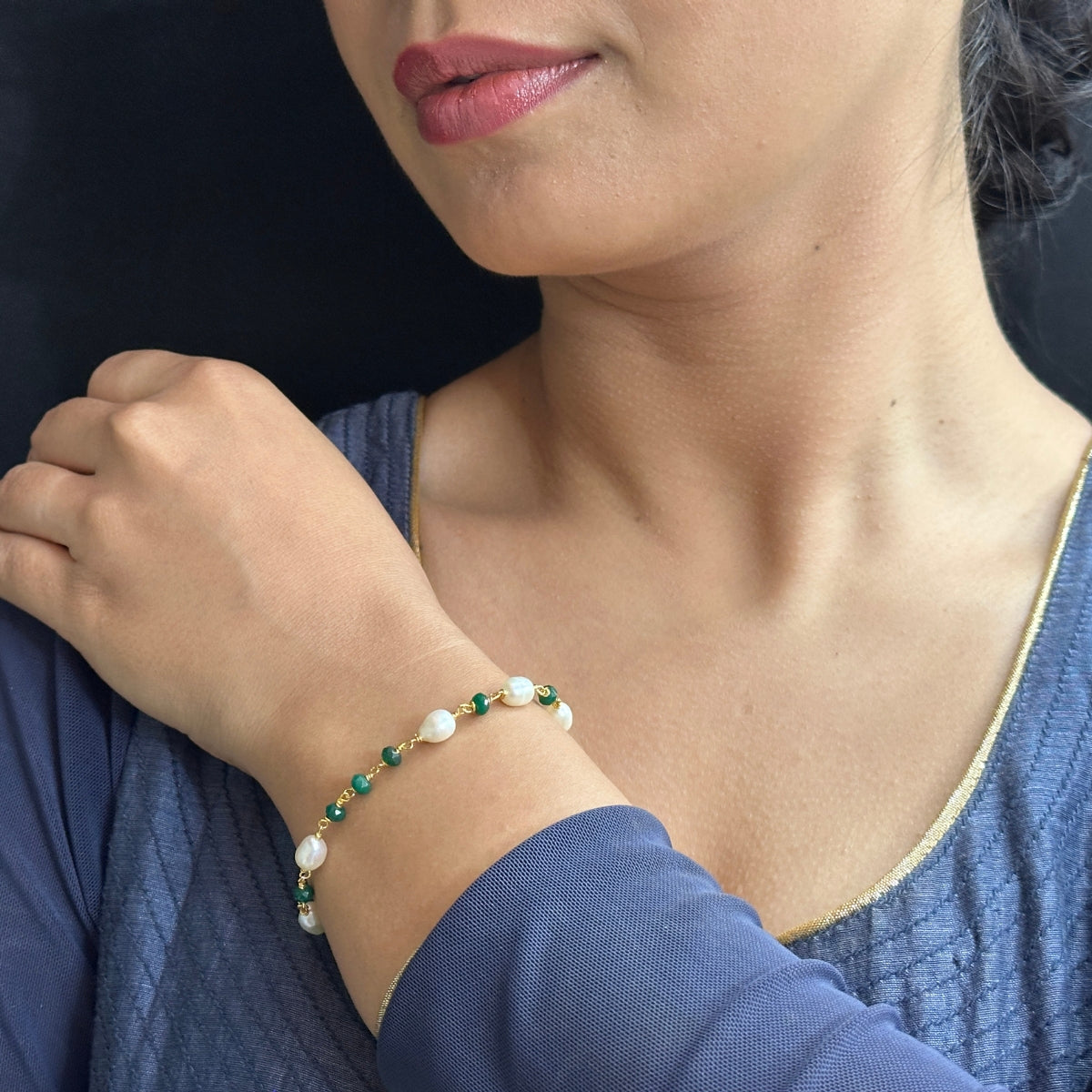 J Pearls The Empress Pearl Bracelet - Distacart