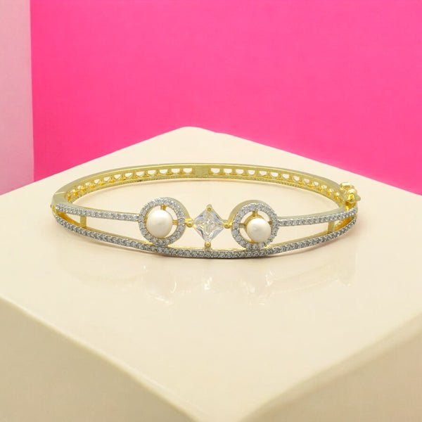 J Pearls Golden Tiara Pearl Bracelet - Distacart