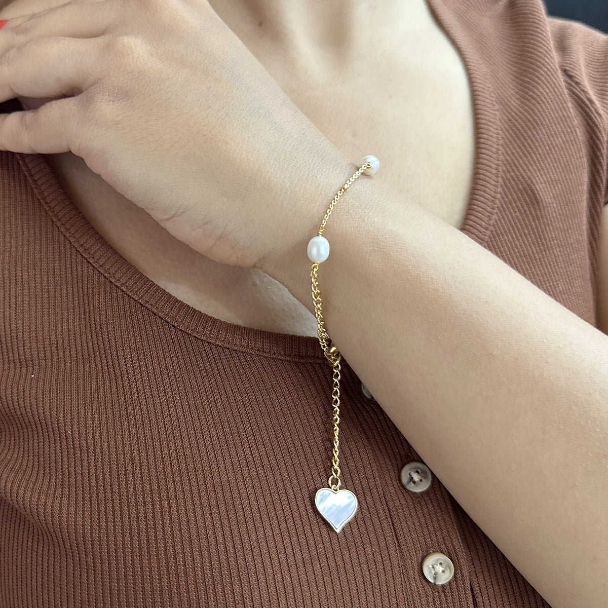 J Pearls Jasmine Pearl Bracelet - Distacart