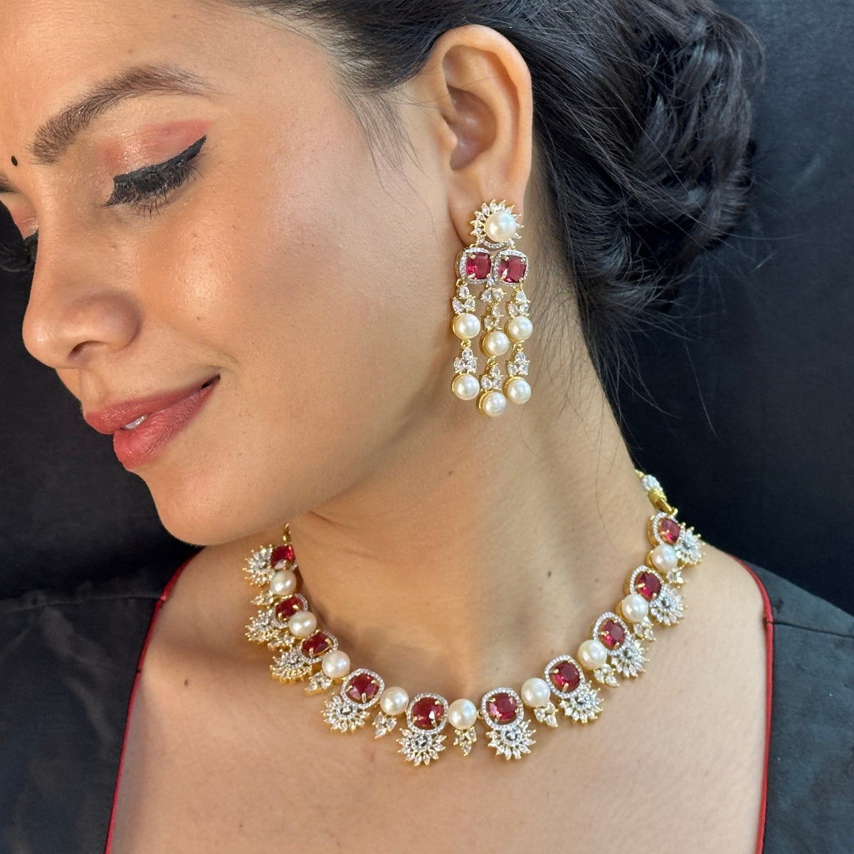 J Pearls Duchess of the Realm Pearl Set - Distacart