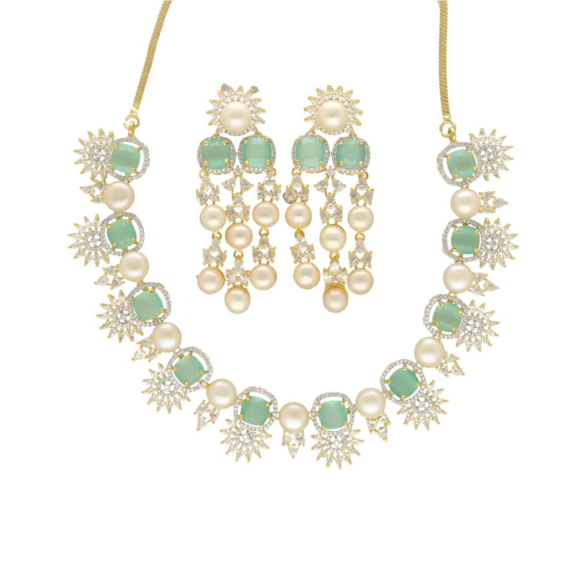 J Pearls Regal Glory Pearl Set - Distacart