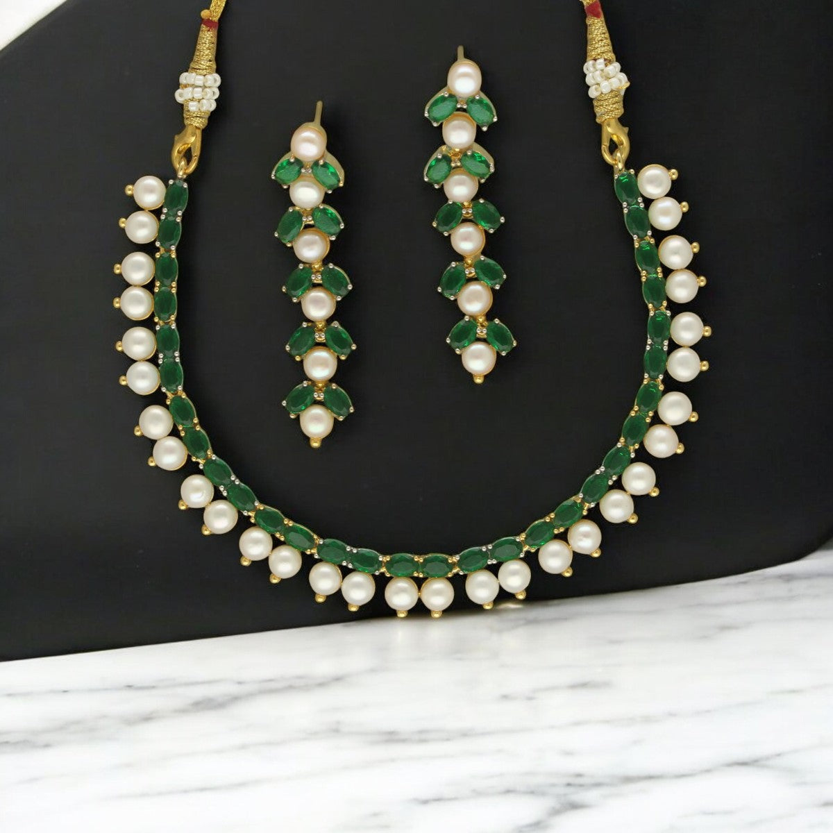 J Pearls Trellis Glory Pearl Set - Distacart