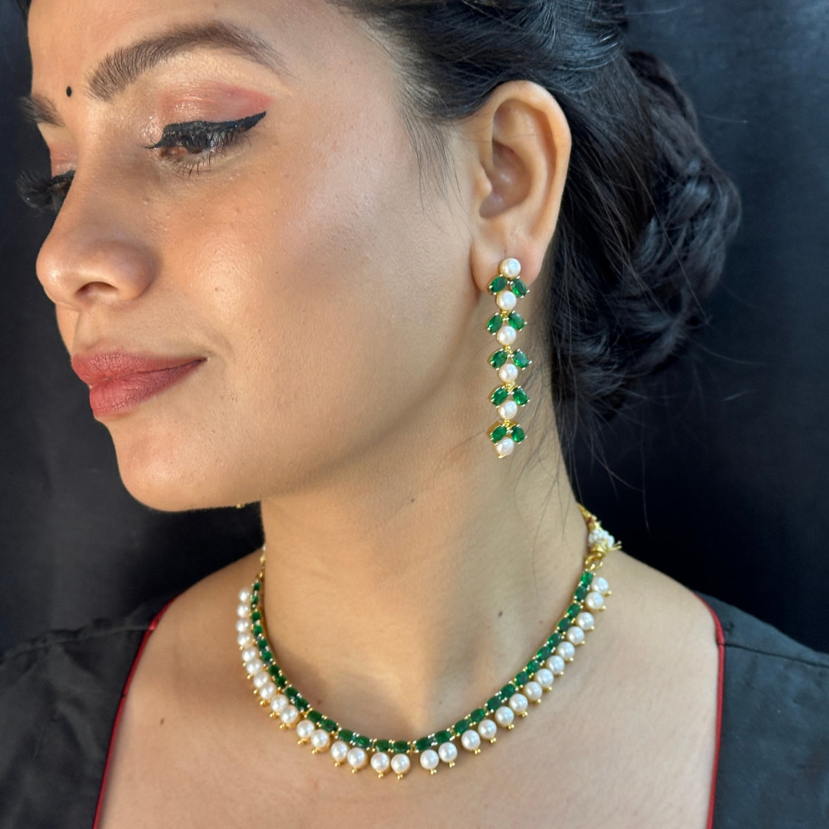 J Pearls Trellis Glory Pearl Set - Distacart