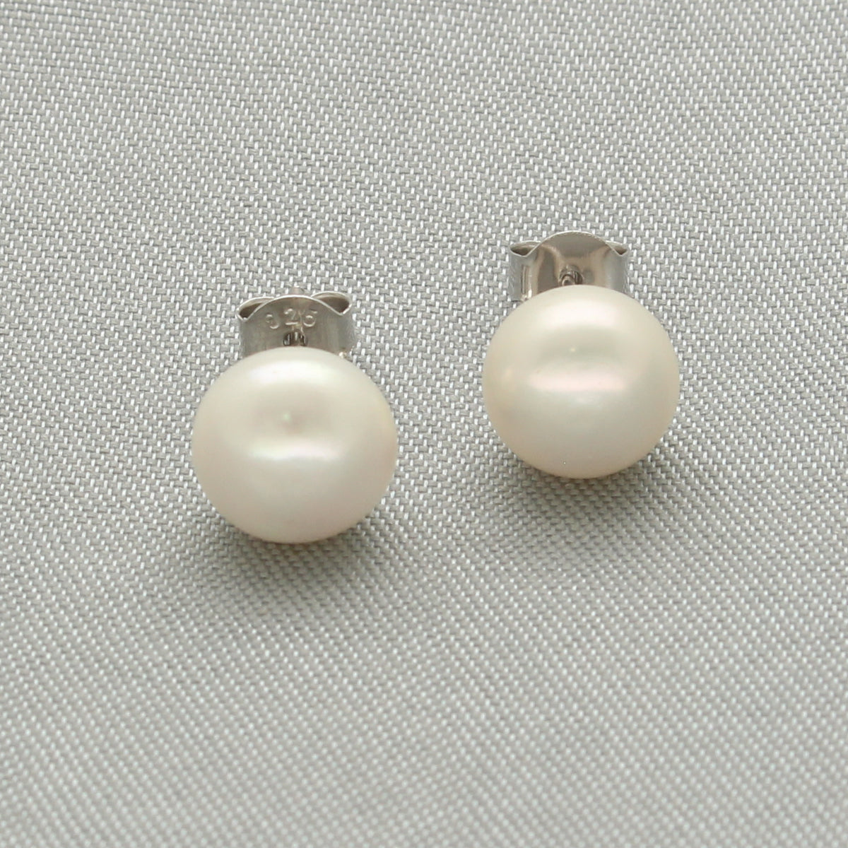 J Pearls Lavish 925 Sterling Silver Stud Earrings - Distacart
