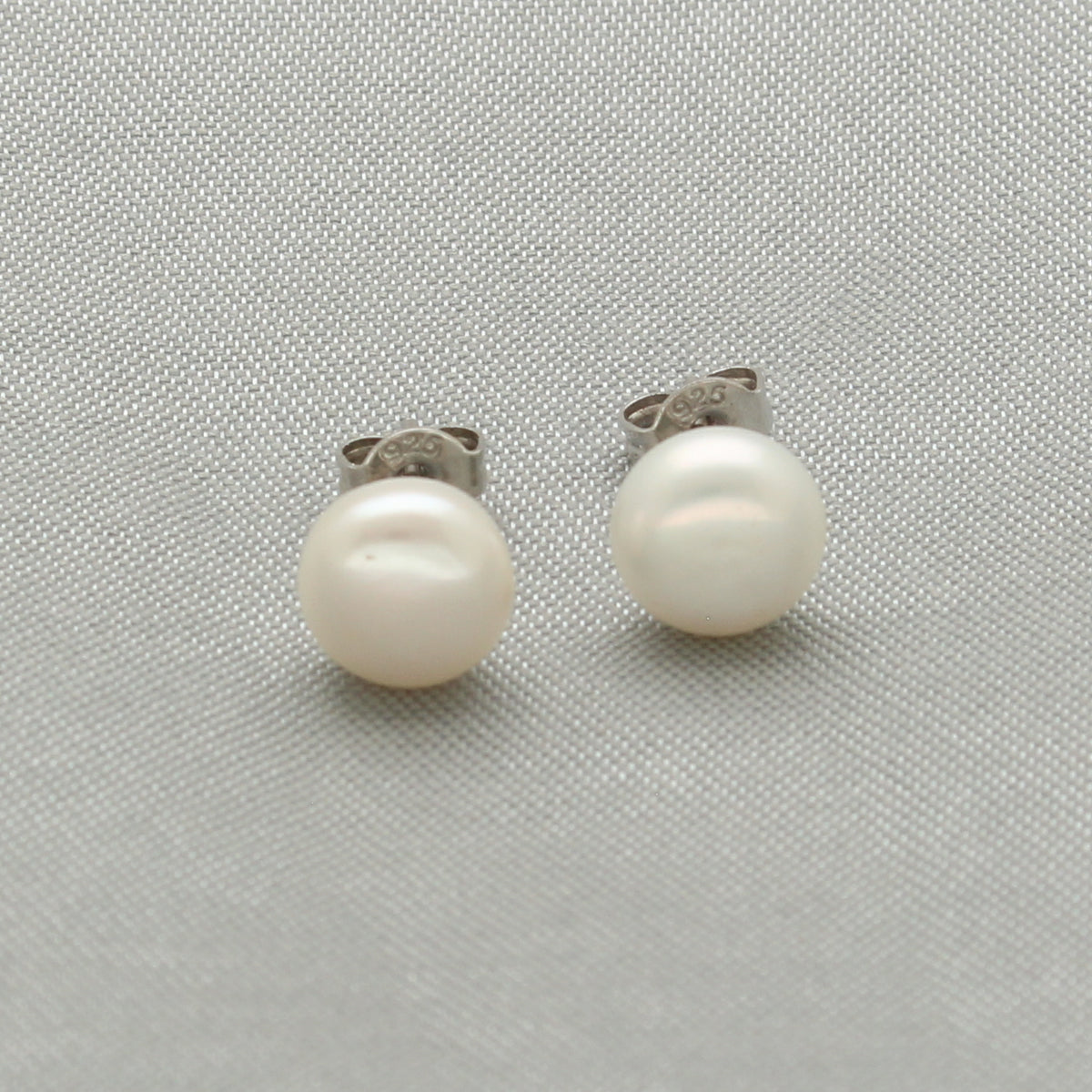 J Pearls Glam 925 Silver Stud Earrings - Distacart