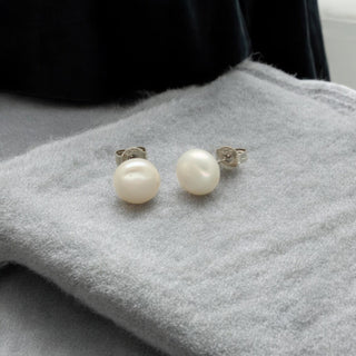 J Pearls Glam 925 Silver Stud Earrings - Distacart