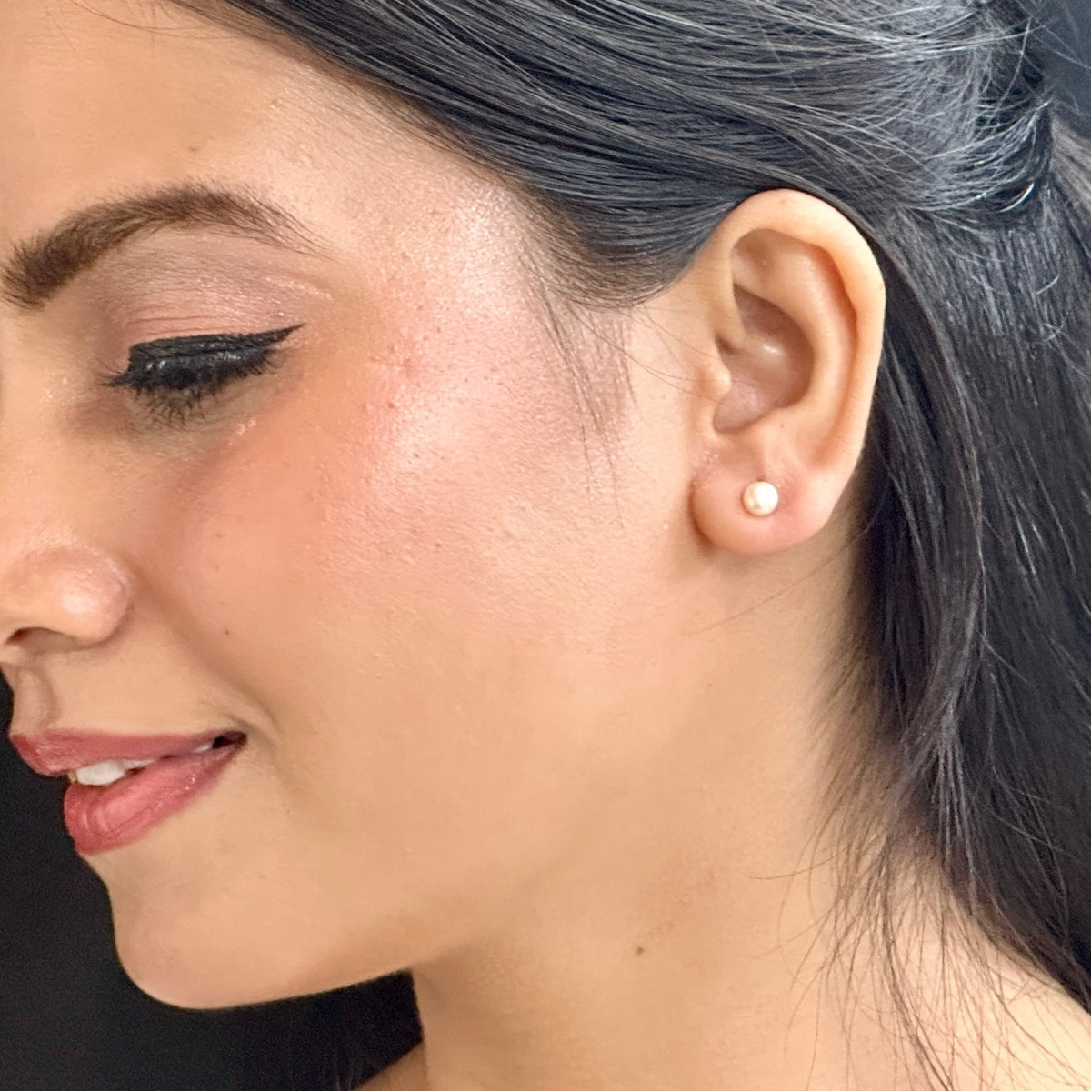 J Pearls Luxe 925 Silver Stud Earrings - Distacart