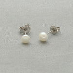 Thumbnail for J Pearls Couture 925 Silver Stud Earrings - Distacart