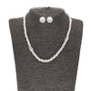 J Pearls Anna 3 Lines Rice Pearl Set - Distacart