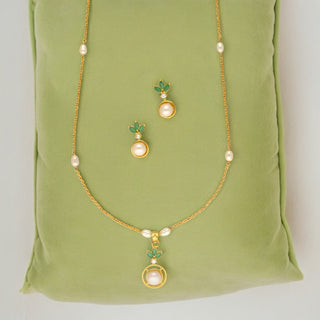 J Pearls Ethereal Pearl Chain Set - Distacart