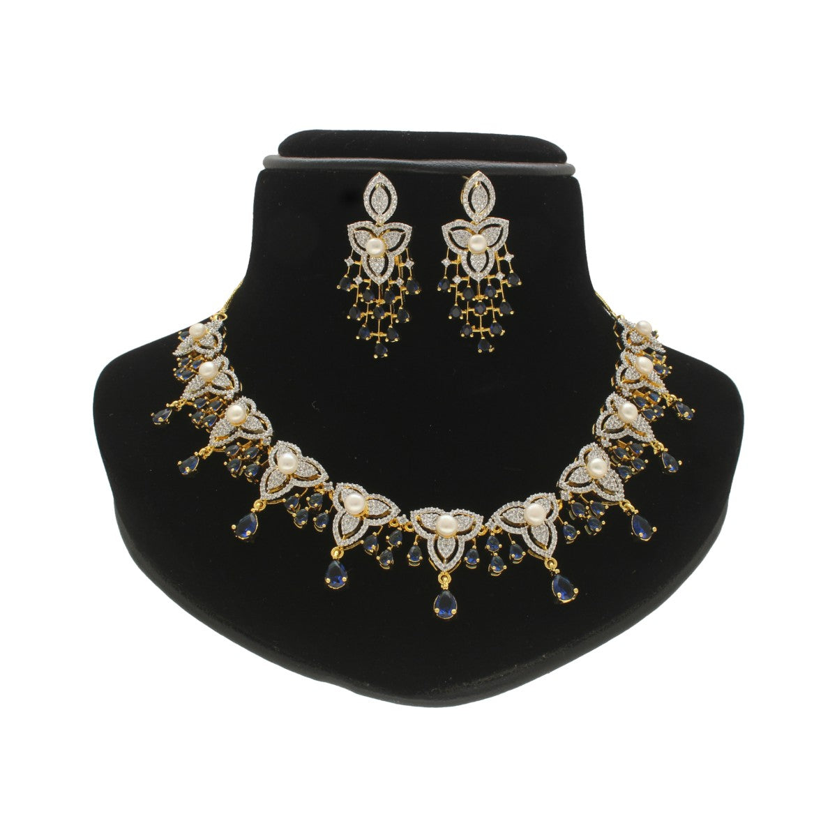 J Pearls Luxurious Pearl Necklace Set - Distacart
