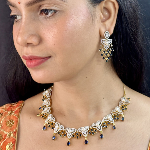 J Pearls Luxurious Pearl Necklace Set - Distacart
