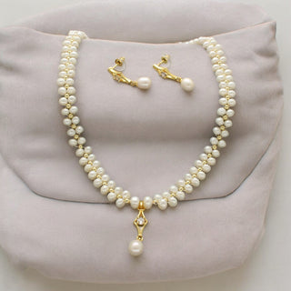 J Pearls winsome Pearl Necklace Set - Distacart