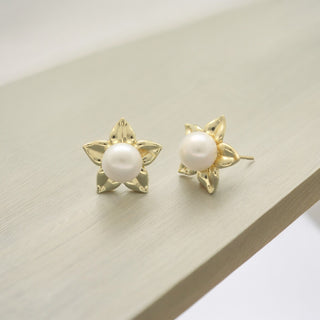 J Pearls Shinning Star Pearl Earrings - Distacart