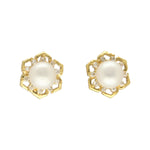 Thumbnail for J Pearls Floral Pearl Earrings - Distacart