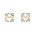 Thumbnail for J Pearls Jaanvi Pearl Earrings - Distacart