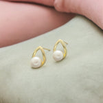 Thumbnail for J Pearls Siddhi Pearl Earrings - Distacart