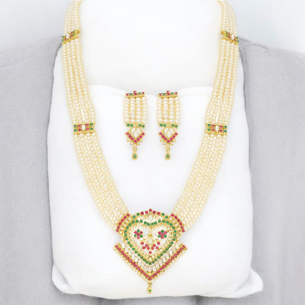 J Pearls Exclusive Rani Necklace Set - Distacart