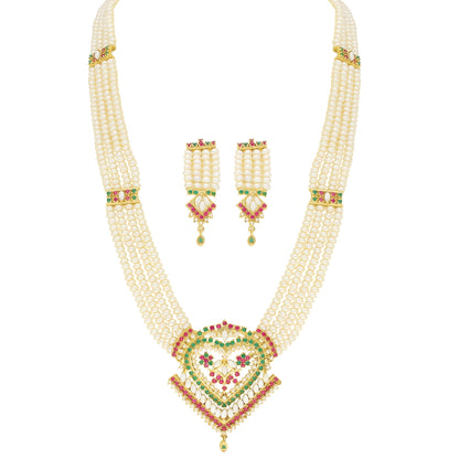 J Pearls Exclusive Rani Necklace Set - Distacart