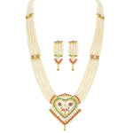 Thumbnail for J Pearls Exclusive Rani Necklace Set - Distacart