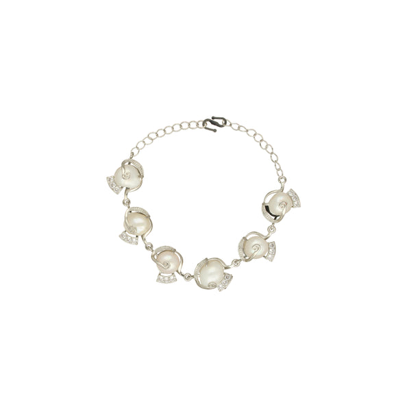 J Pearls Elegant Pearl Bracelet - Distacart