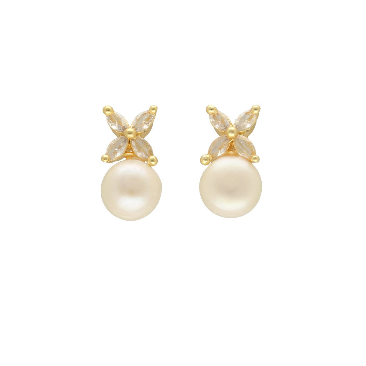 J Pearls Ishani Pearl Earrings - Distacart