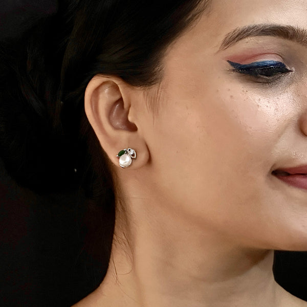 J Pearls Dheera Pearl Earrings - Distacart