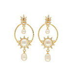Thumbnail for J Pearls Kashika Pearl Earrings - Distacart
