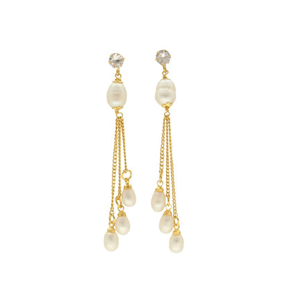 J Pearls Dheera Pearl Earrings - Distacart