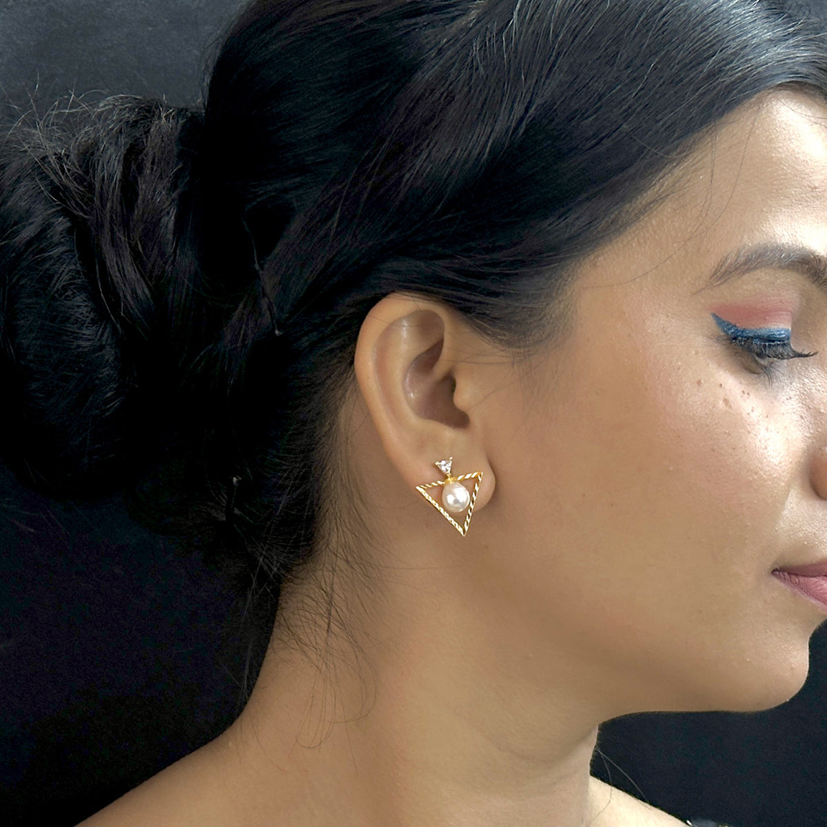 J Pearls Zara Pearl Earrings - Distacart