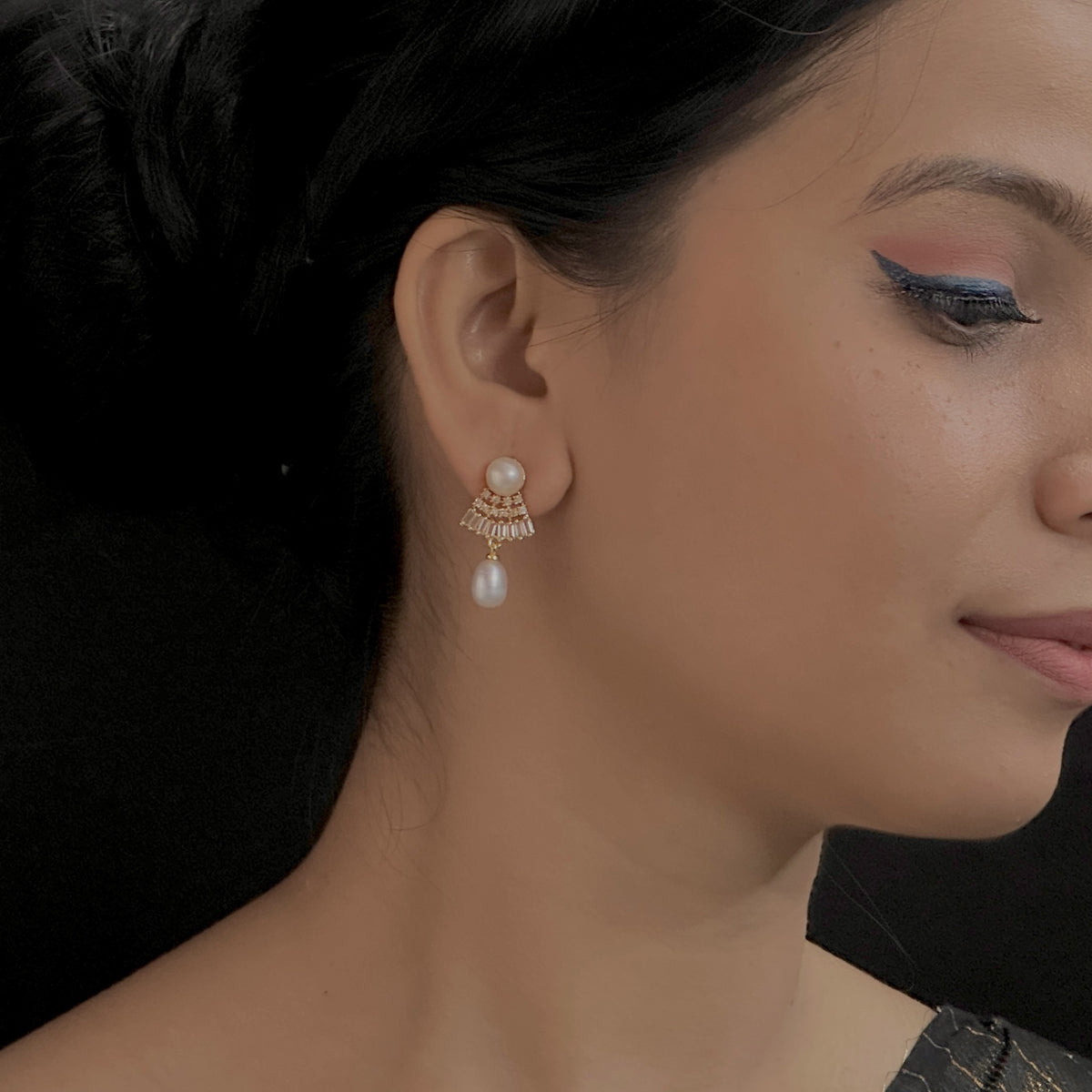 J Pearls Dhatri Pearl Earrings - Distacart