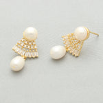 Thumbnail for J Pearls Dhatri Pearl Earrings - Distacart