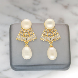 J Pearls Dhatri Pearl Earrings - Distacart