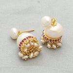 Thumbnail for J Pearls Kamya Pearl Earrings - Distacart