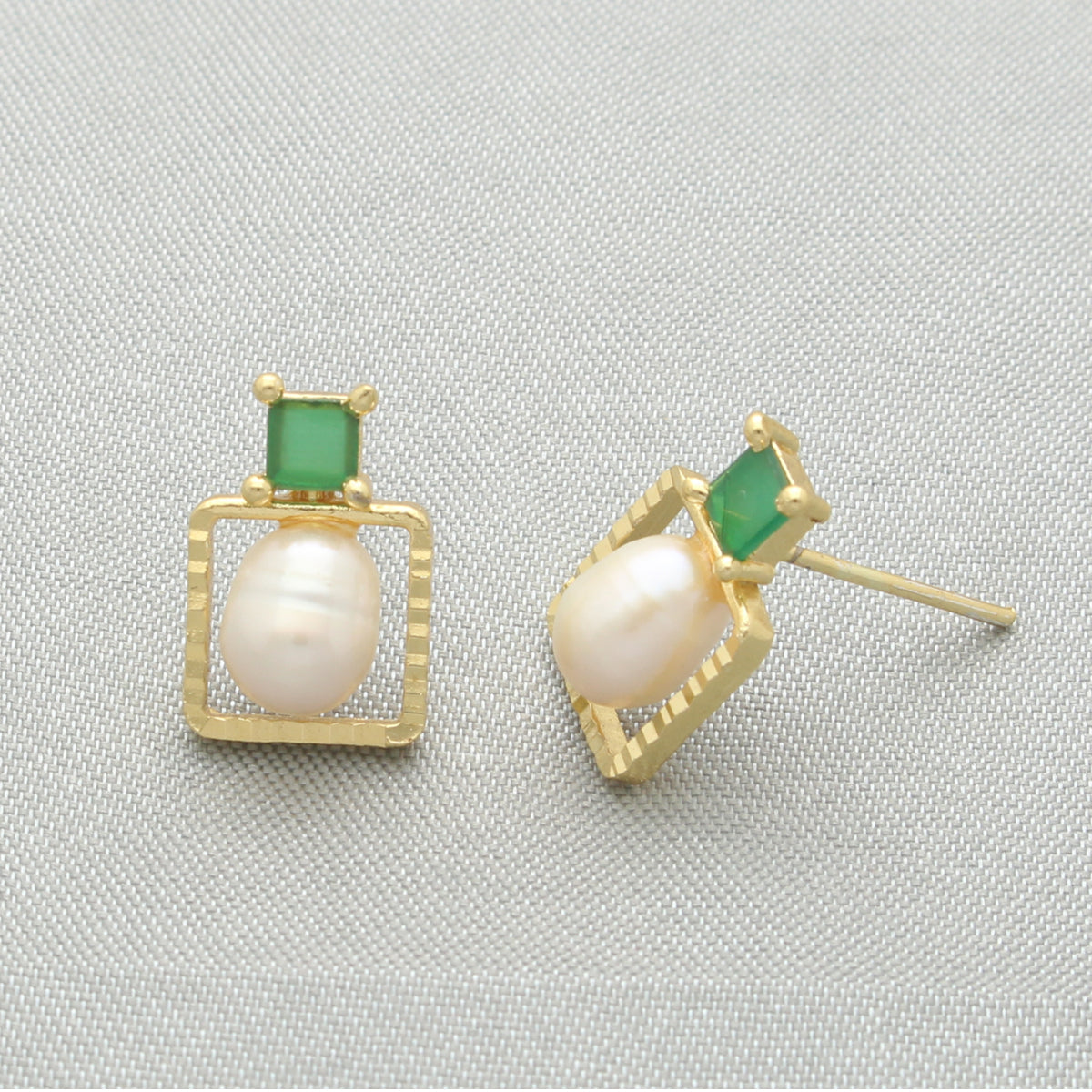 J Pearls Eva Pearl Earrings - Distacart