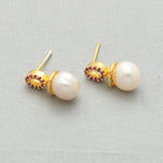 Thumbnail for J Pearls Siddhi Pearl Earrings - Distacart