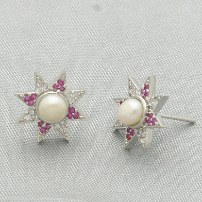 J Pearls Hiya Pearl Earrings - Distacart