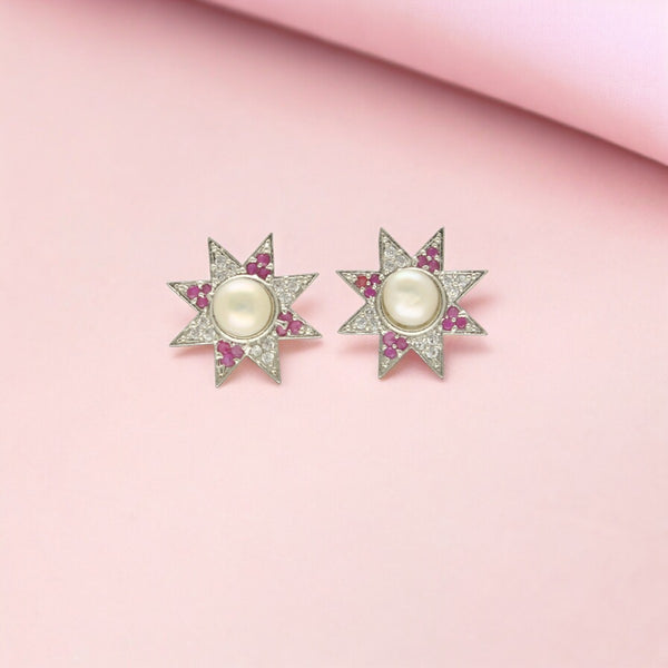 J Pearls Hiya Pearl Earrings - Distacart