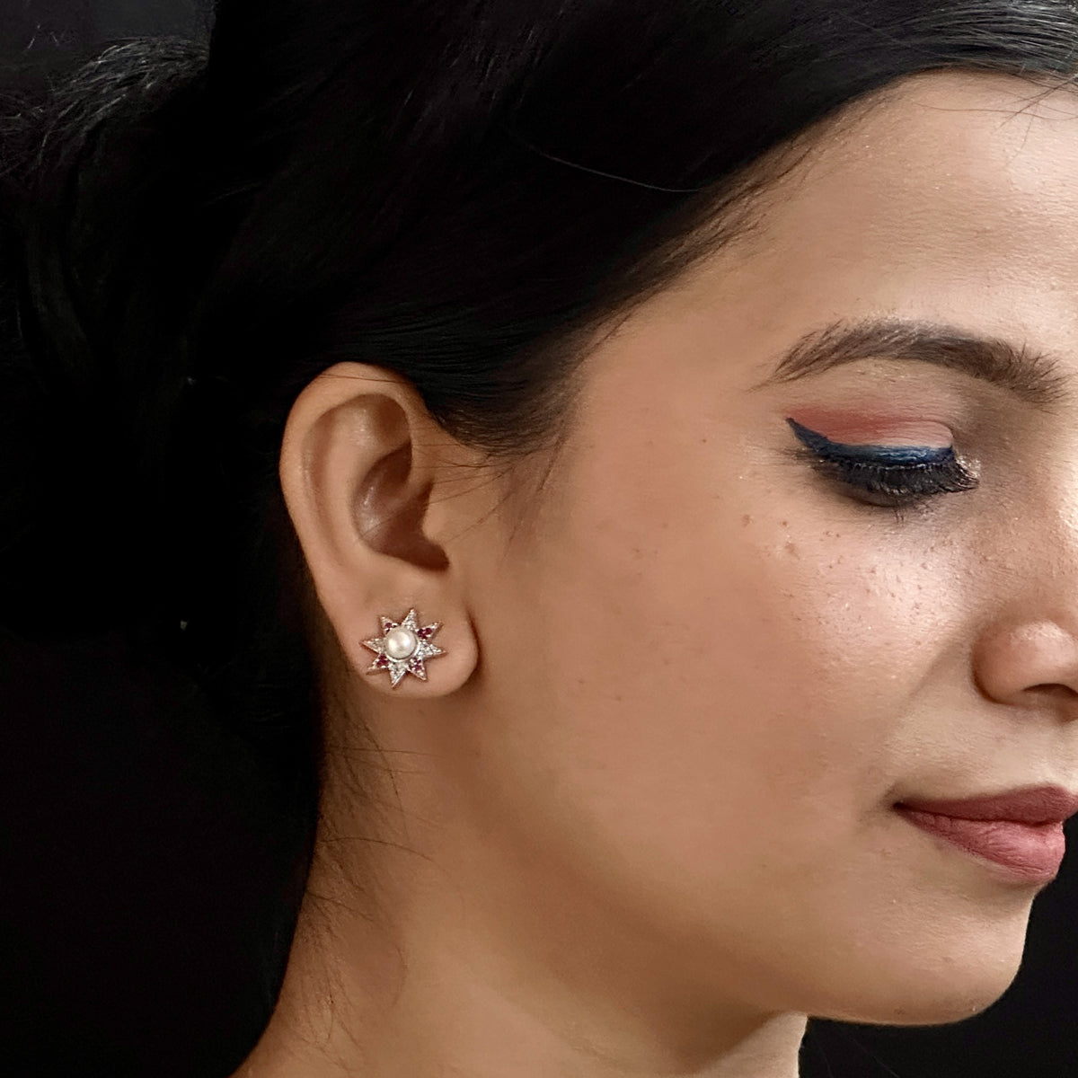 J Pearls Hiya Pearl Earrings - Distacart