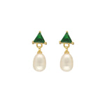 Thumbnail for J Pearls Akshara Pearl Earrings - Distacart