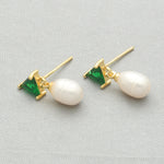 Thumbnail for J Pearls Akshara Pearl Earrings - Distacart