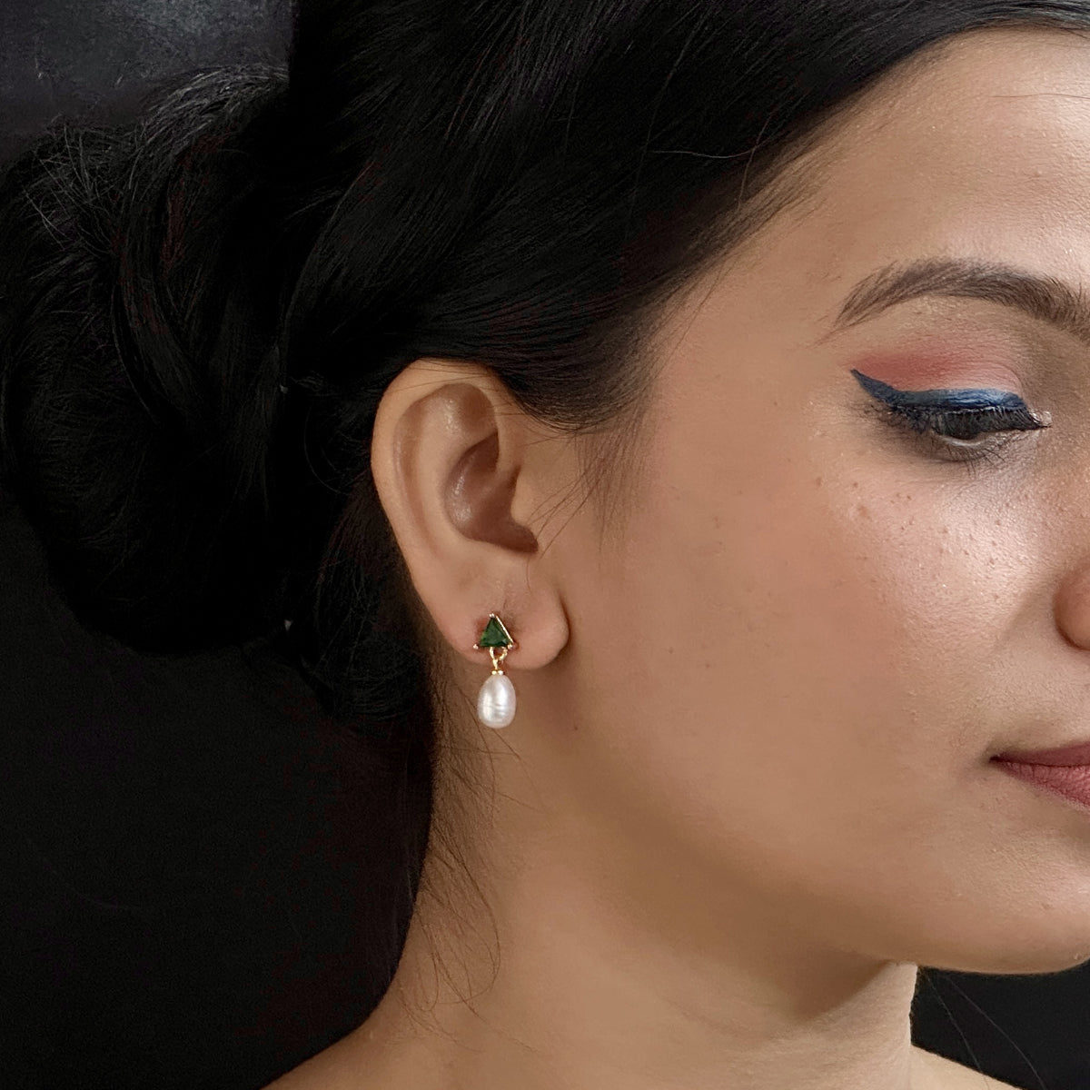 J Pearls Akshara Pearl Earrings - Distacart