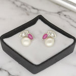 Thumbnail for J Pearls Yashvi Pearl Earrings - Distacart