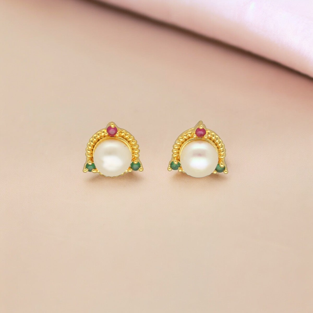 J Pearls Baani Pearl Earrings - Distacart