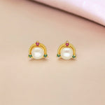 Thumbnail for J Pearls Baani Pearl Earrings - Distacart
