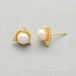 Thumbnail for J Pearls Babita Pearl Earrings - Distacart